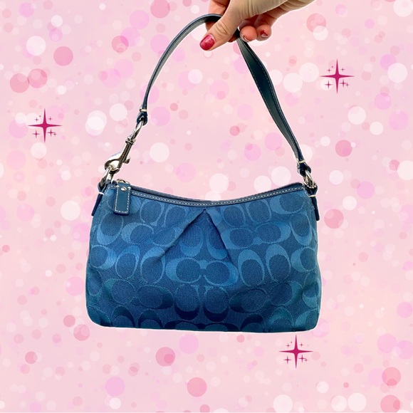 Coach Bags Vintage Y2k Coach Purse Teal Blue Poshmark